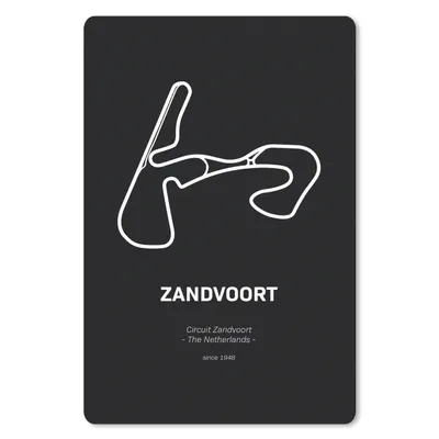 Produktbild von MuchoWow® Mauspad Mousepad Formel 1 - Zandvoort - Rennstrecke 18x27 cm - Mousepads - Maus Mat - Pad - Mausunterlage