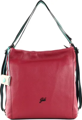 Produktbild von Gabs Leder Schultertasche Rucksack Aissa TG Bull Black Shoulder Bag Euphoria rot