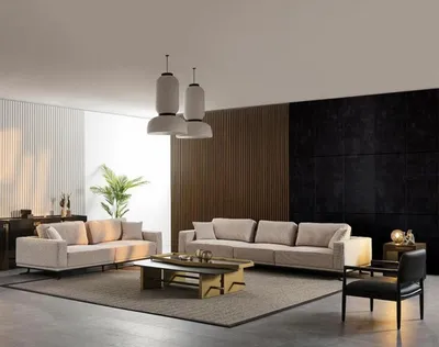 Produktbild von Polster Italienische Möbel Einrichtung Set Garnitur Sofa Couchtisch Sessel 5tlg.