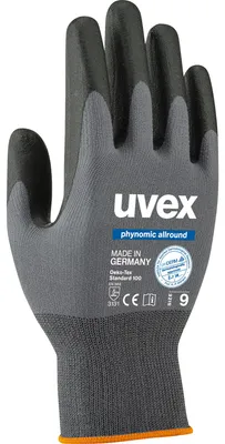 Zdjęcie produktu dla uvex 6004910 Rękawice ochronne rozmiar 10 gr/czarne