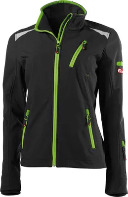 Produktbild von Fortis Softshelljacke Damen PERFORMANCE 24 Gr. XL schwarz/grün
