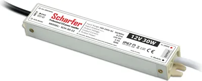 Produktbild von Scharfer hermetische Stromversorgung 30W 12V IP67 2,5A Universal-Transformator SCH-30-12