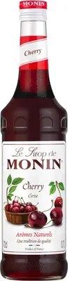 Produktbild von Monin Sirup Cherry 0,7L - Cocktails Milchshakes Kaffeesirup (1er Pack)