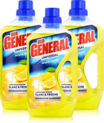 Produktbild von Der General Universal Frische Zitrone 750ml Allzweckreiniger (3er Pack)