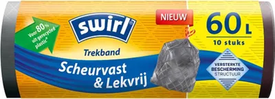 Produktbild von Swirl Abfallbeutel mit Klebeband 60 l