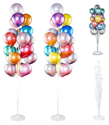 Produktbild von Omgoods – 2 wiederverwendbare Ballonständer für Dekorationen bei Feiern