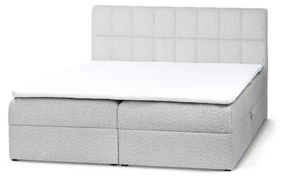 Produktbild von Boxspringbett mit Bettkasten Bazy Perlasche 120 × 200 cm