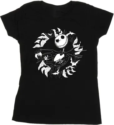 Produktbild von Disney - "Nightmare Before Christmas" T-Shirt für Damen BI35634 (XL) (Schwarz)