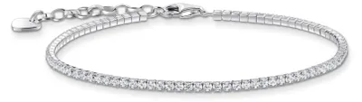 Produktbild von Thomas Sabo A2168-051-14-L19V Damen-Tennisarmband Silber Zirkonia