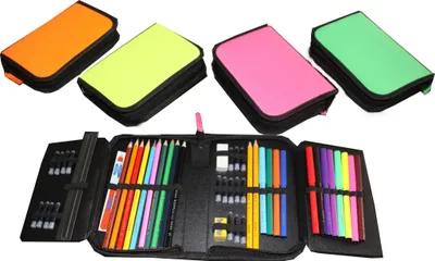 Immagine prodotto di Astuccio per alunni neon assortiti 50 pz 665474