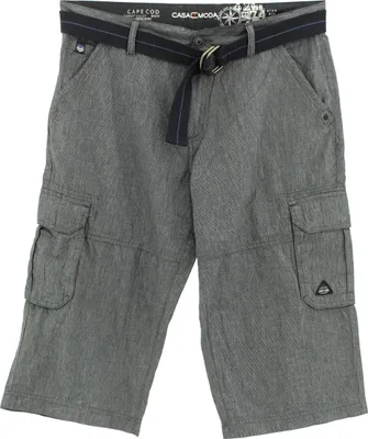 Produktbild von 27261 Casa Moda, , Herren kurze Jeans Shorts Bermudas, Gabardine, darkblue, W 38