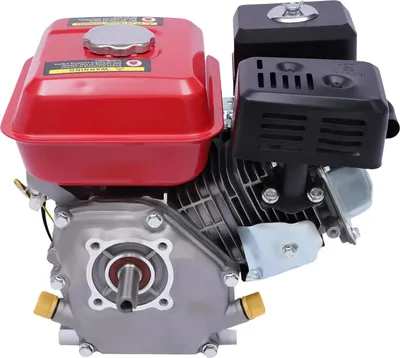 Obrázok produktu pre Benzínový motor - 1-valec s výkonom 7,5 k 215 cm³ - Vzduchom chladený - 3600 ot/min - 4,4 kW - Manuálne štartovanie - Červený
