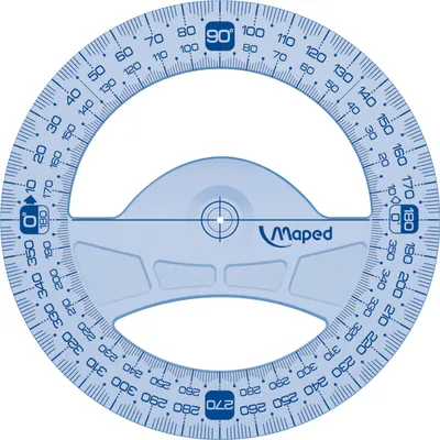 Image de Maped rapporteur Geometric 360 degrés 120 mm en plastique