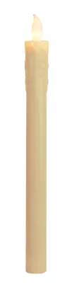 Produktbild von Best Season LED-Leuchtkerzen lang, 2er Set elfenbein, ca.24x2,5 cm, Schalter oben, batteriebe, 066-61