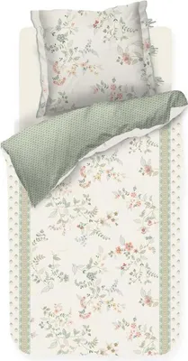 Produktbild von Pip Studio Bettwäsche-Garnitur Kili Flower Farbe Weiss Größe 135x200+80x80