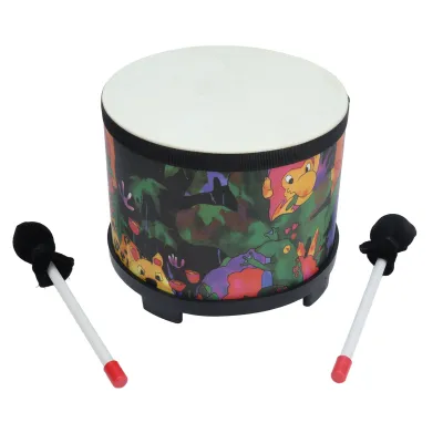 Produktbild von 8 Zoll Floor Tom Drum Niedliche, hervorragende Klangmusikinstrument-Trommel mit 2 Schlägeln für Kinder