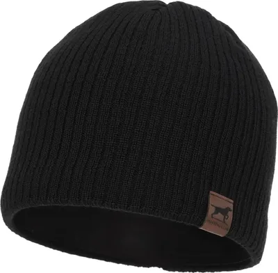 Image de Bonnet d'hiver pour homme – Laine Bird Noir Taille unique Maxte
