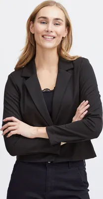 Produktbild von Fransa FRCEDILAN BLA 5 Damen Blazer Jackenblazer ungefüttert Reverskragen 74% Polyester, 21% Viskose, 5% Elasthan regular fit