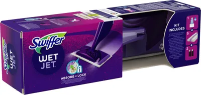Produktbild von Startovací balíček Swiffer WetJet - utěrky + čistič podlah (1 balení)