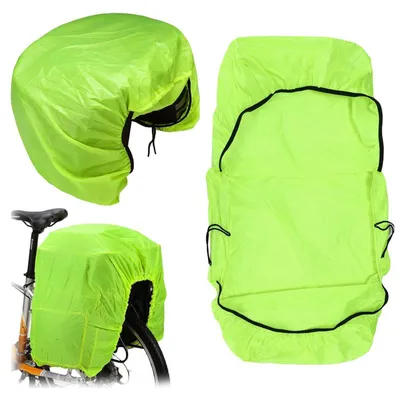 Image de Housse de protection pour sac de vélo, 126x66 cm, imperméable, avec bandes réfléchissantes