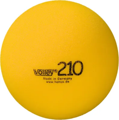 Produktbild von VOLLEY Schaumstoffball unbeschichtet, Ø 21 cm, gelb