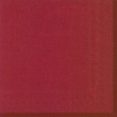 Produktbild von Servietten 33x33 cm - LINEN red
