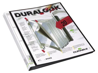 Obrázok produktu pre DURABLE Sichtbuch Duralook Plus A4 20 Hüllen 17mm schwarz