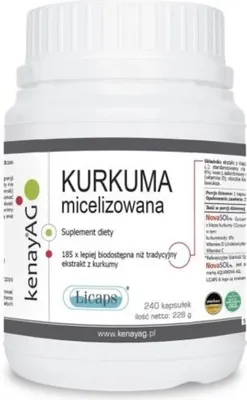 Immagine prodotto di Integratori alimentari Kenay curcuma micellizzata (240 caps.) 3165