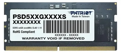 Zdjęcie produktu dla Patriot Memory Signature Line PREMIUM, 32 GB, 1 x 32 GB, DDR4, 288-pin DIMM