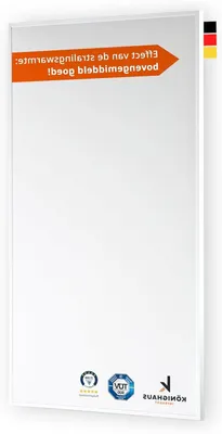 Immagine prodotto di Riscaldamento a infrarossi - Pannello da parete - Per riscaldare ambienti domestici - Riscaldamento rapido - 1000 Watt - Bianco