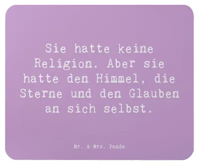 Produktbild von Mr. & Mrs. Panda Mauspad Spruch Himmel und Freude - Lavendeltraum - Geschenk, mousematte, Lebensfreude, Mouse Pad, Zitat, Motivation, Gefühl, Glück, Mousepad, Stimmungen