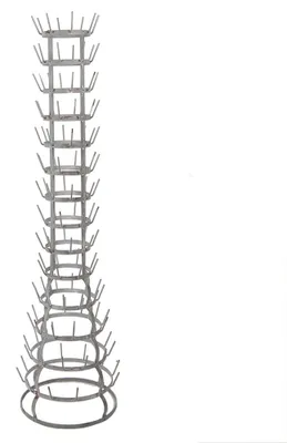 Produktbild von Clayre & Eef Tassenhalter Ø 41x148 cm Grau Metall