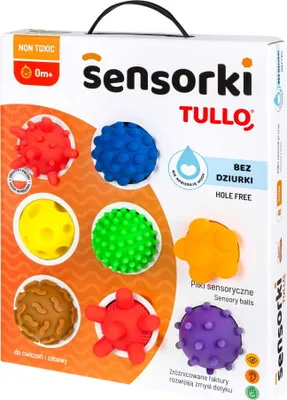 Image de Tullo Pieczki sensoryczne Sensorki 8 szt. Bez dziurki