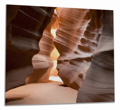 Produktbild von Wallario Herdabdeckplatte aus Glas, Größe 60 x 52 cm 1-teilig, Motiv Antelope Canyon Arizona  USA