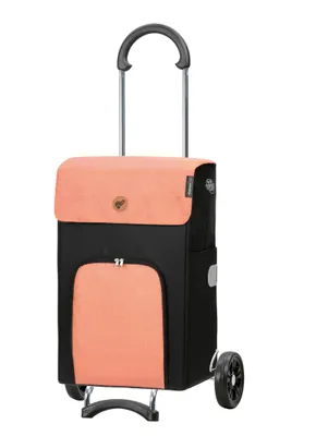 Produktbild von Andersen SHOPPER MANUFAKTUR Einkaufstrolley Thermotasche Scala Shopper Ipek Lb 49L Apricot 101cm