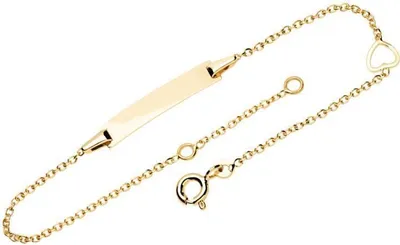 Produktbild von Armband aus 585er Gold Herz ID1044 (Länge: 14cm)