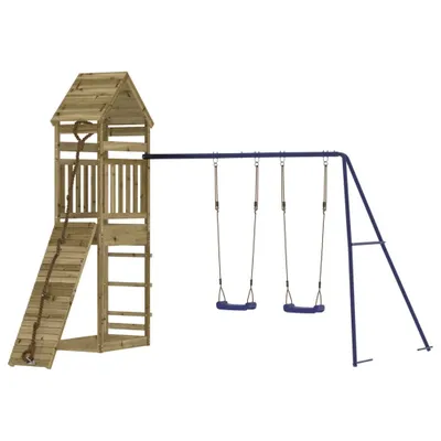 Immagine prodotto di Set da Gioco da Esterno in Legno di Pino Impregnato