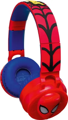 Produktbild von Spiderman Bluetooth-Kopfhörer mit Lichteffekten und Lautstärkebegrenzung auf 85 dB