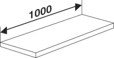 Produktbild von Fachboden für Büro-Regal Progress 2000 BxT 100x30cm lichtgrau