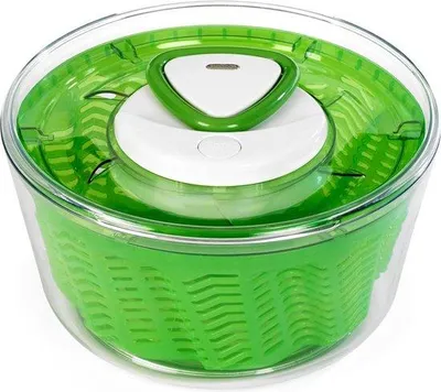 Produktbild von Famanu Salatschleuder Easy Spin - Große Kunststoff-Salatschleuder in Grün