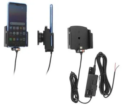 Image de Brodit 727203 Support Support actif pour téléphone portable/smartphone Noir (727203)