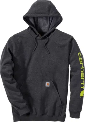 Produktbild von CARHARTT Sleeve Logo Kapuzenpullover Dunkelgrau T.L - K288-026-L