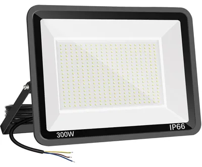 LED-Außenstrahler 300 W, IP66, 30.000 Lumen, kaltweiß 6500 K