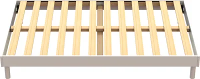 Image de Cadre de lit Tibor 12 lattes 140x200 - blanc