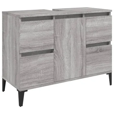 Obrázok produktu pre vidaXL Umývadlová skrinka Sonoma 80x33x60 cm Drevo Materiál