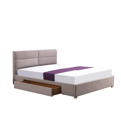 Obrázok produktu pre Posteľ MERIDA 160x200 béžová so zásuvkou