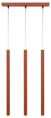 Zdjęcie produktu dla Lampa wisząca SOPEL ceglana 3xG9x3W metal wym:80x38x5cm IP20 Sigma Lighting