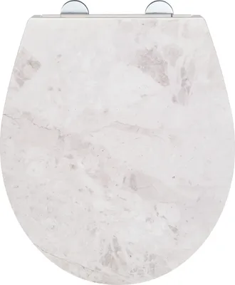 Image de Siège WC Premium White Marble avec relief