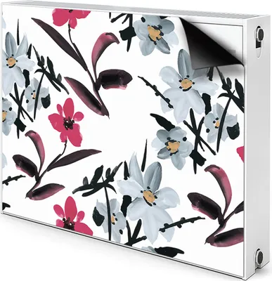 Produktbild von Magnet Radiator Magnet Mat Heizkörper Heizung Verkleidung Abdeckung 100x60 cm  - Schöne Blumen