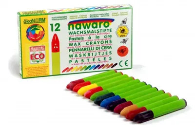 Produktbild von ökoNorm Wachskreide nawaro, Kartonetui - 12 Farben